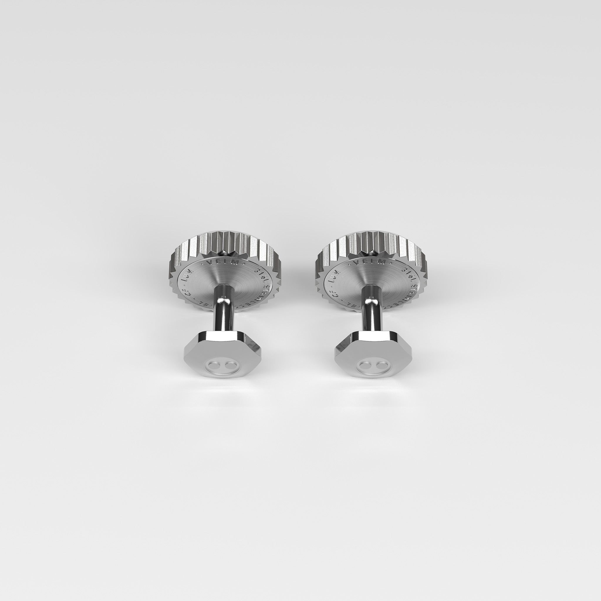 FLORENCE steel / CF cufflinks
