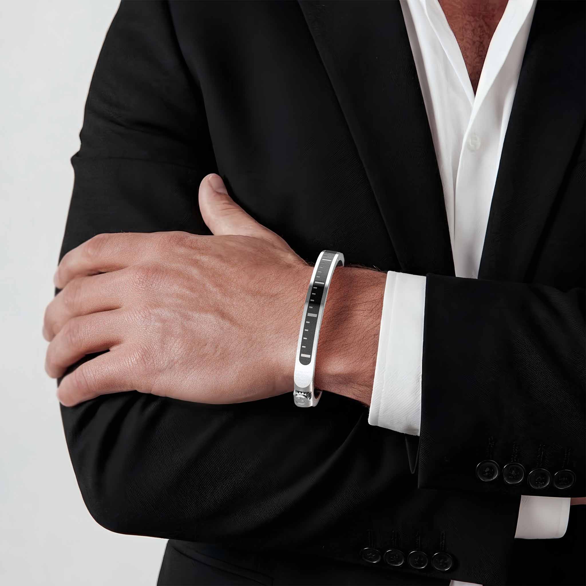 SOHO I bangle - BLACK