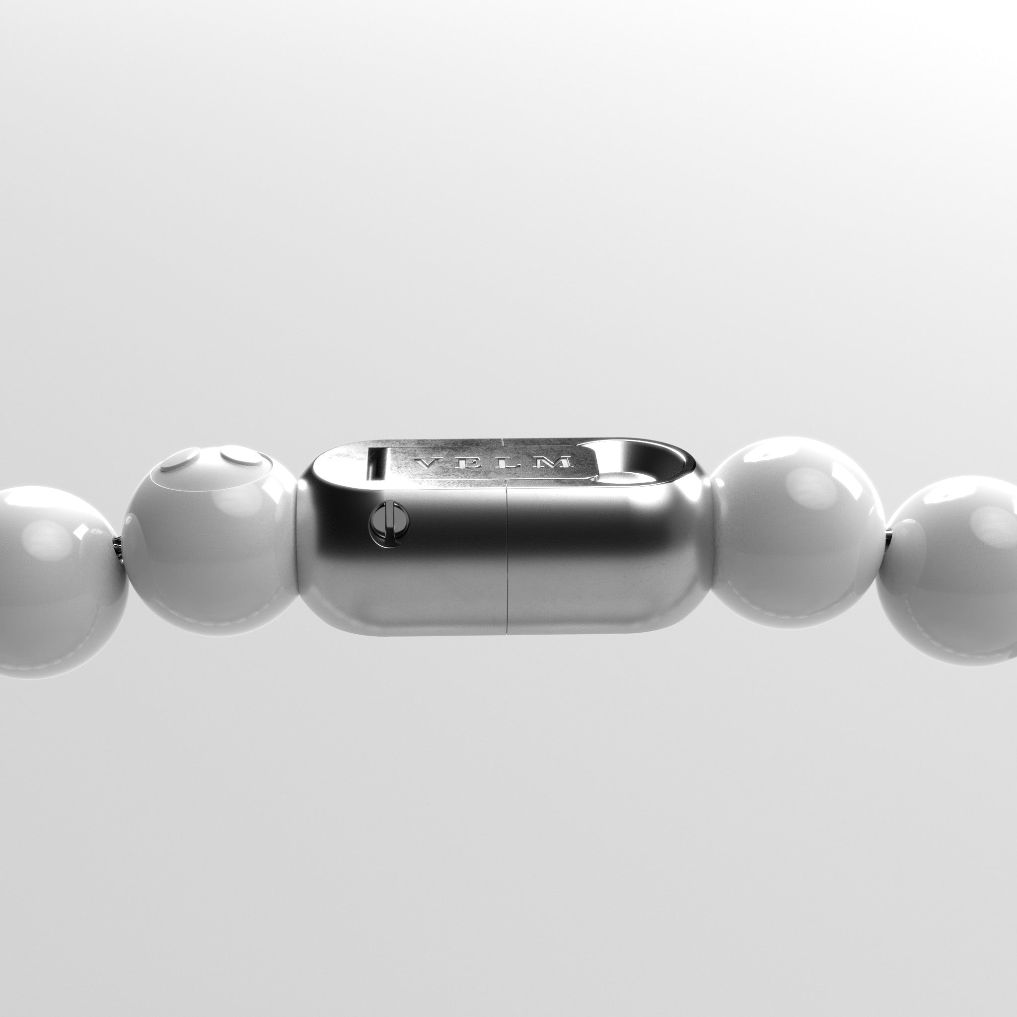 BARCELONA beads - white