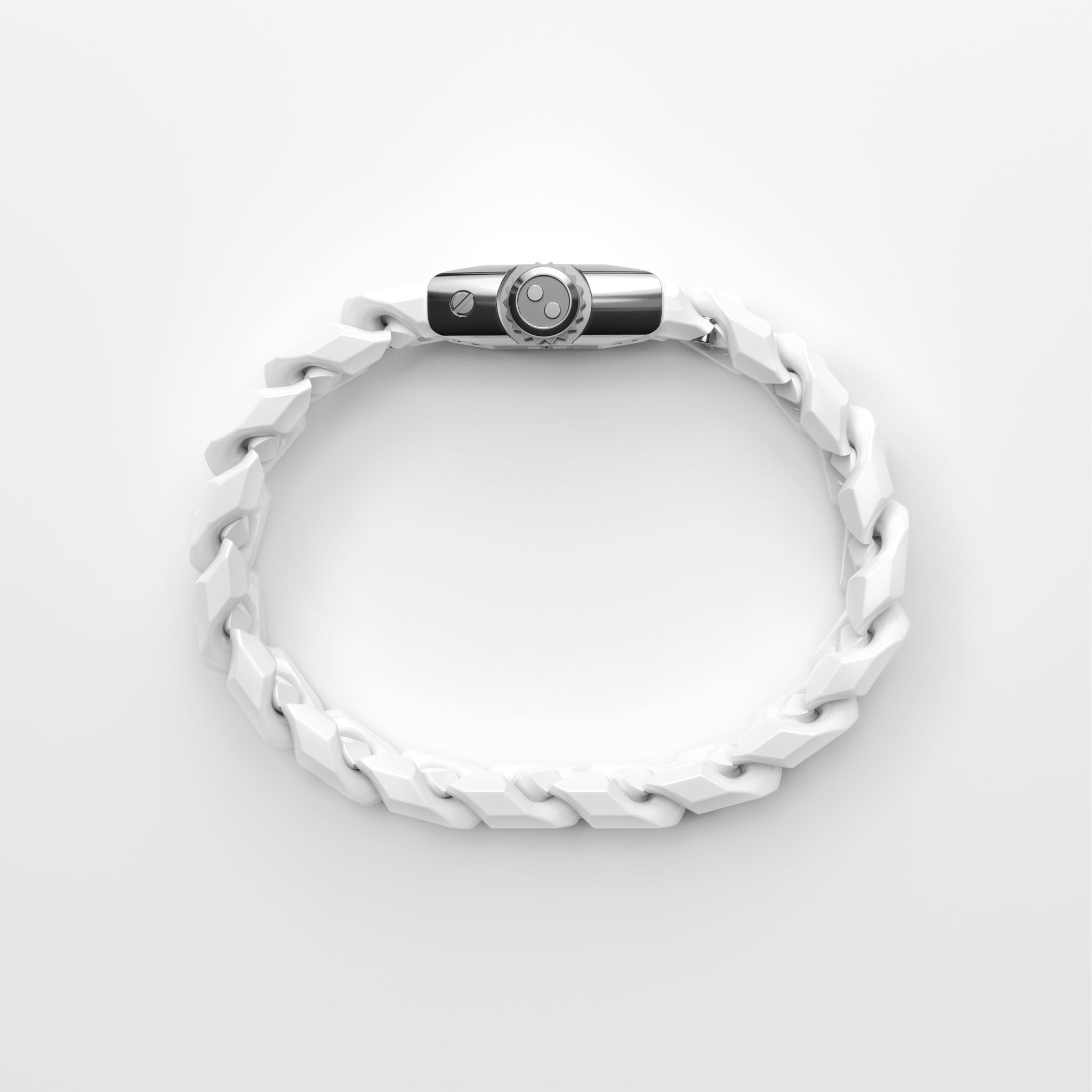 MALIBU ceramic chain - white