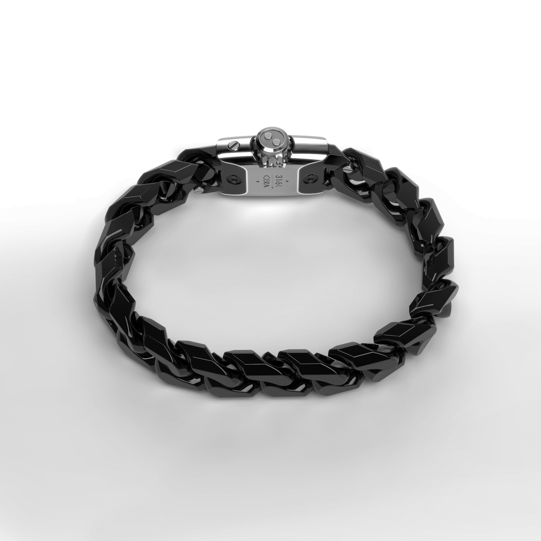 MALIBU ceramic chain - black