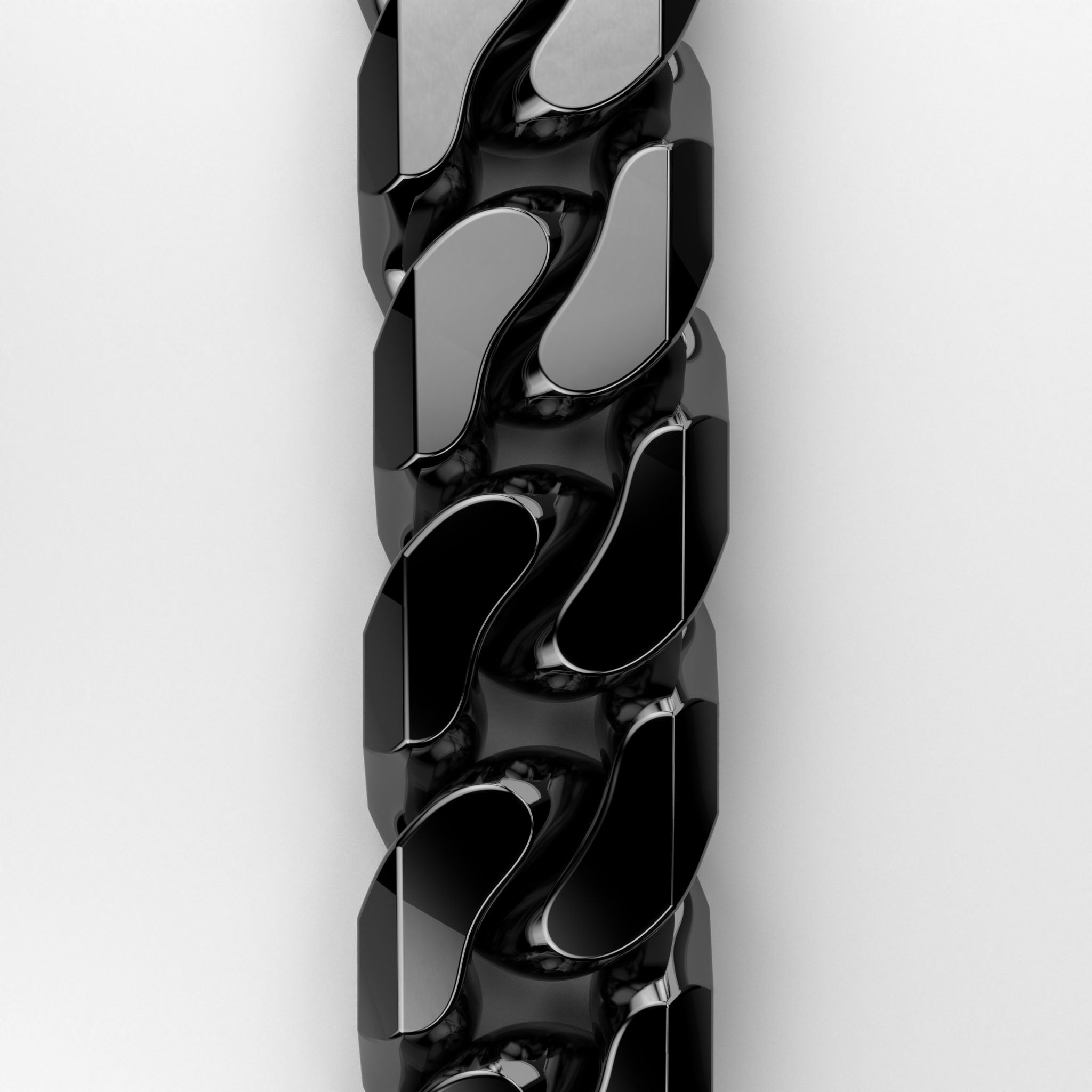 MALIBU ceramic chain - black