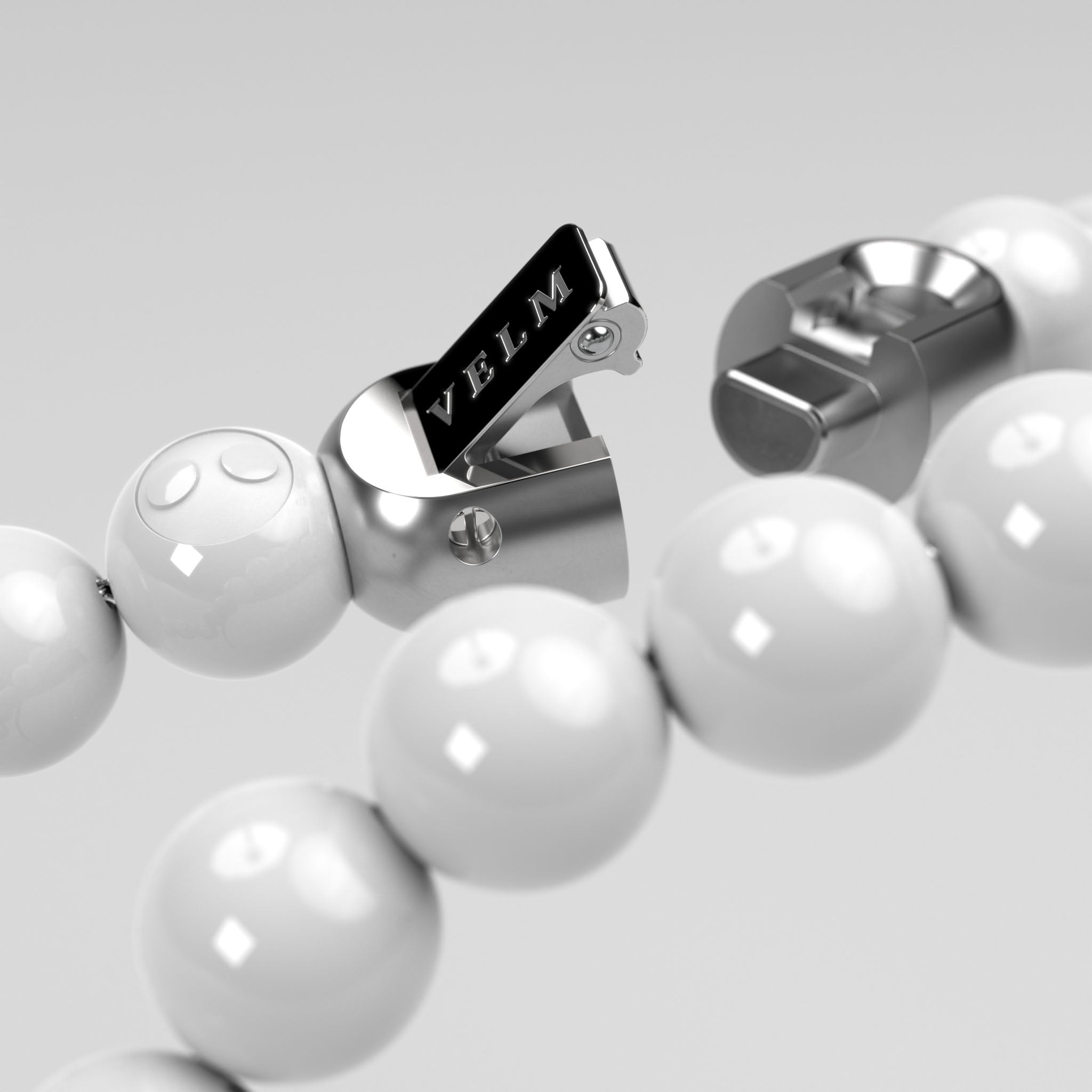 BARCELONA beads - white