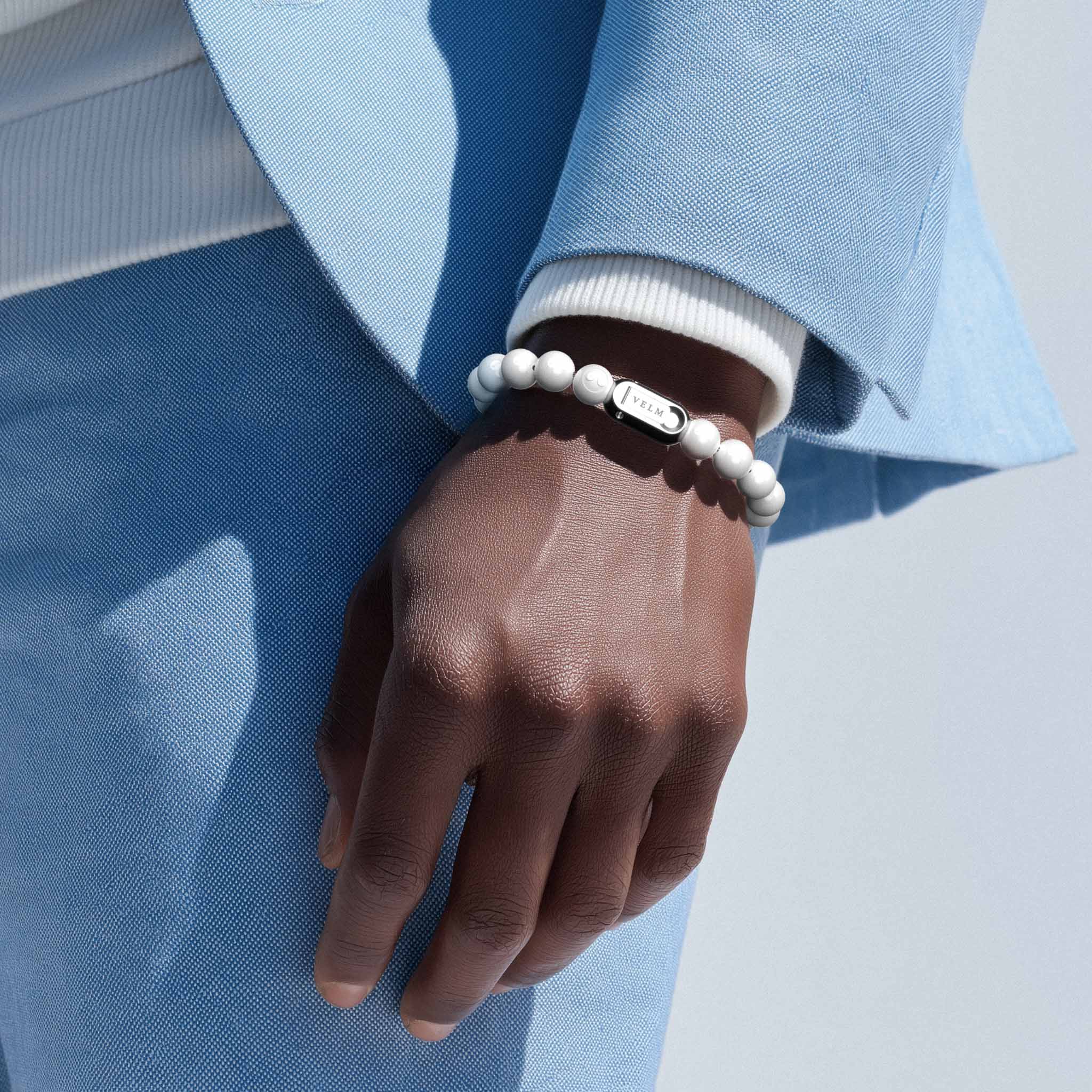 BARCELONA beads - white